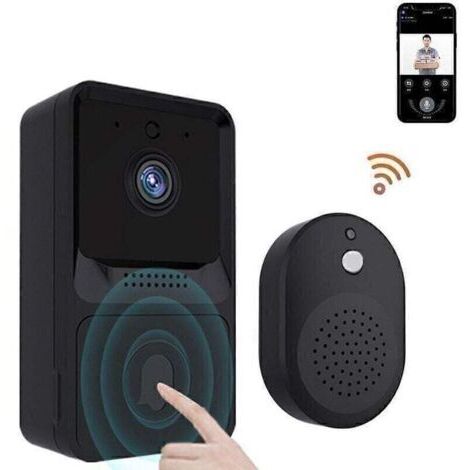 Smart Wifi sans fil sonnette caméra à distance visiophone interphone sonnette vidéo sonnette sans fil sonnette maison HD Vision nocturne