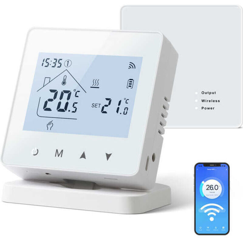 Image of Smart WiFi thermostat for electric/water heating,&hellip;