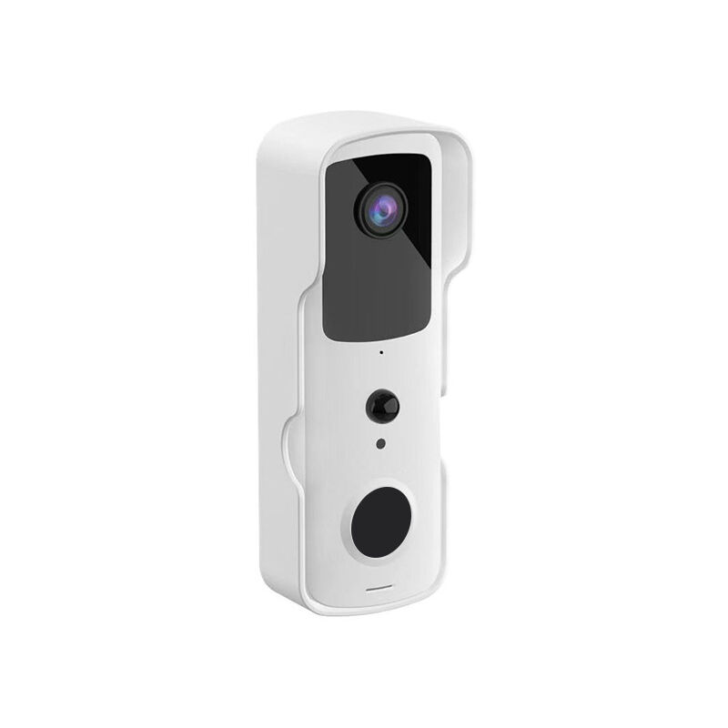 Smart WiFi Video Doorbell, HD 1080P Wireless Night Video Doorbell with Motion Sensor for Home Security System, APP Remote Control,White
