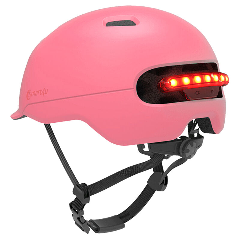 

Asupermall - Smart4U actualizado SH50 casco inteligente bicicleta tamano M / L casco con luz trasera LED luz de advertencia de freno con deteccion