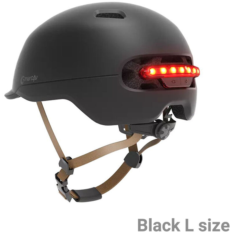 

Smart4U actualizado SH50 casco inteligente bicicleta tamano M / L casco con luz trasera LED luz de advertencia de freno con deteccion automatica