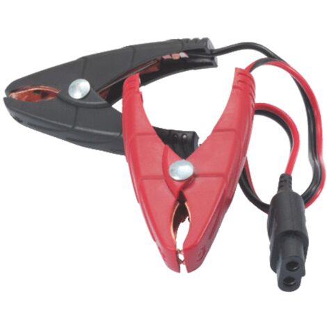 SMARTcharger Schnellkontaktkabel mit Krokodilpolklemmen