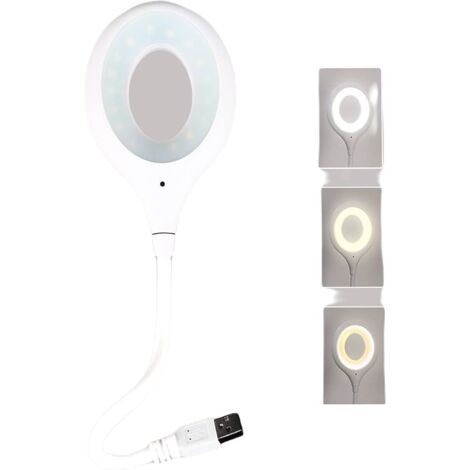 SMARTE SPRACHLAMPE ZUM LESEN YOUULIT LED 6W WEISS USB