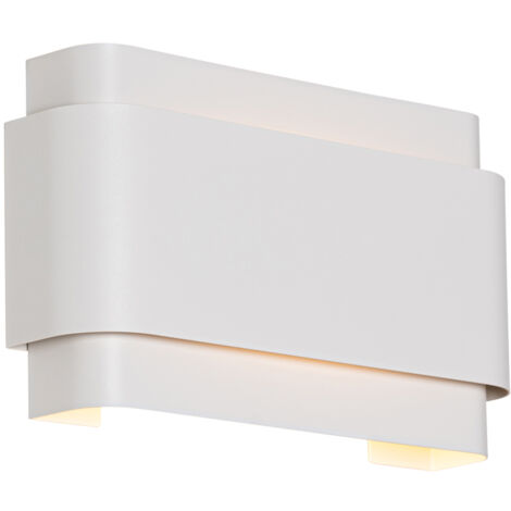 Smarte Wandleuchte Weiß 2-flammig inkl. 2 Wifi G9 - Coen