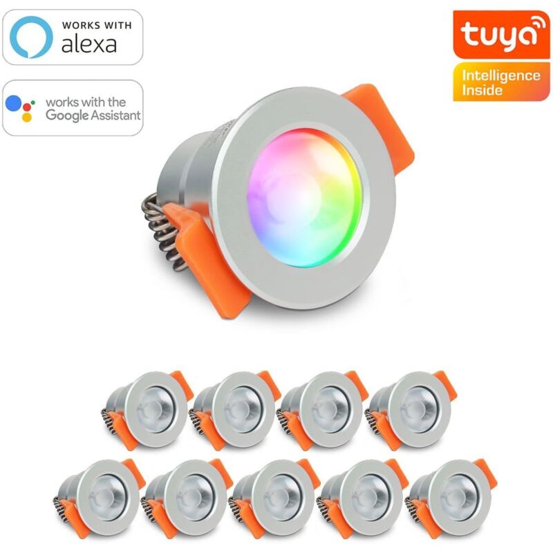 Preisvergleich für Smartes MiBoxer LED Einbaustrahler Set 3W 12V IP66 ...