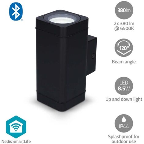 Smartlife Außenleuchte  760 lm  Bluetooth®  8,5 W  Warmes bis kühles Weiß  2700 - 6500 K  ABS  Android™ / IOS