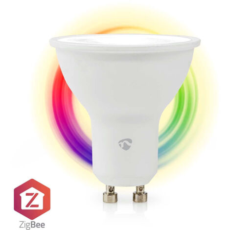 Smartlife full farg glodlampa zigbee 30 gu10 345 lm 47 w rgb varm till cool vit 2200 - 6500 k android ios spot 1 st