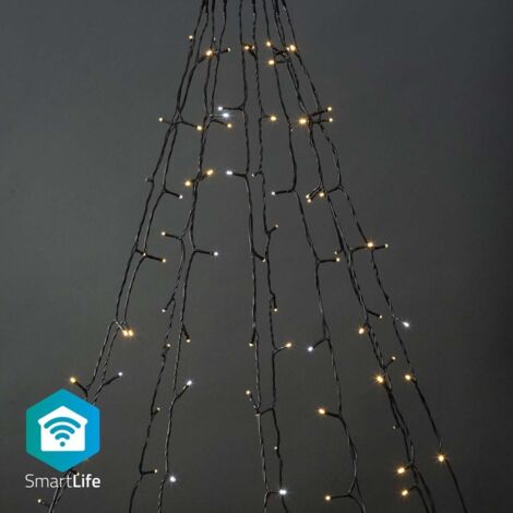 Smartlife julbelysning  trad  wi fi  varm till cool vit  200 leds  200 m  10 x 2 m  android  ios 59690040 59690040 59690040 59690040 59690040 59690040