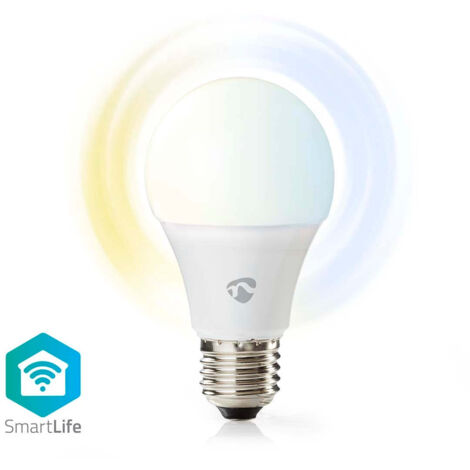 SmartLife LED-Lampe  Wi-Fi  E27  806 lm  9 W  Varm till cool vit  2700 - 6500 K  Android™ / IOS  Glödlampa  1 st.