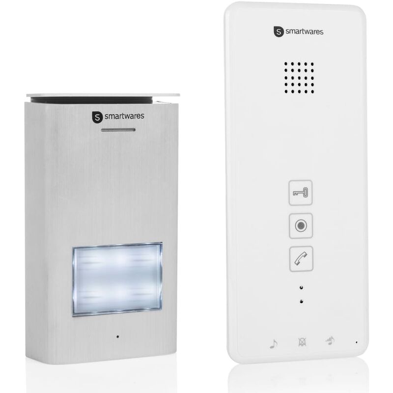 

Smartwares Sistema interfono 1 apartamento blanco 20,5x8,6x2,1 cm - Blanco