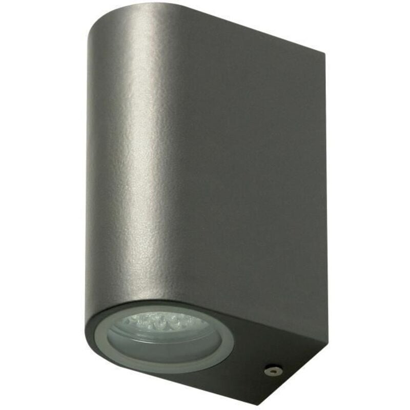 Applique d'extérieur à led Ranex Ra-5000331 en acier inoxydable avec deux points lumineux