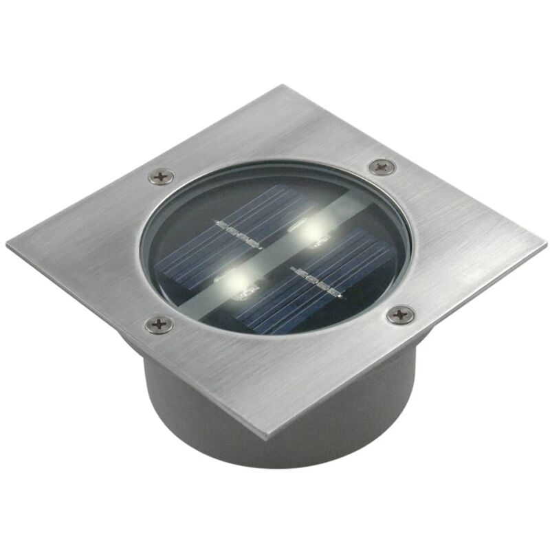 

Foco solar cuadrado 0,12 W plateado 5000.198 - Plateado - Ranex