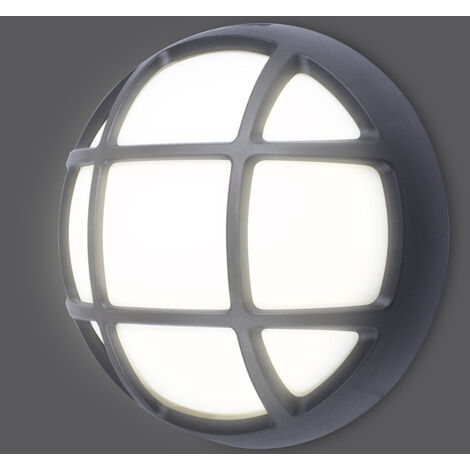 Smartwares GOL-004-HB LED-Wandleuchte 4W außen Ø170mm Kunststoff
