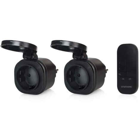 Smartwares SH4-99653 Set de mini interrupteurs noir extérieur