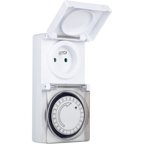 smartwares TM116B programmateur d'enchufe extérieur IP44