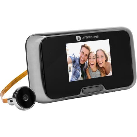 Smartwares VD27 10.018.27 Digitaler Türspion mit LCD-Display 7.1 cm 2.8 Zoll