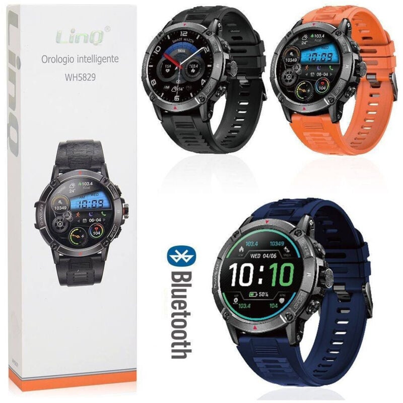 Image of Trade Shop Traesio - Trade Shop - smartwatch smartwatch bluetooth smartwatch sport männer WH5829 -