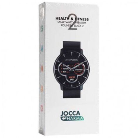 Smartwatch jocca pharma premium rounded 2/ notifications/ rythme cardiaque/ noir