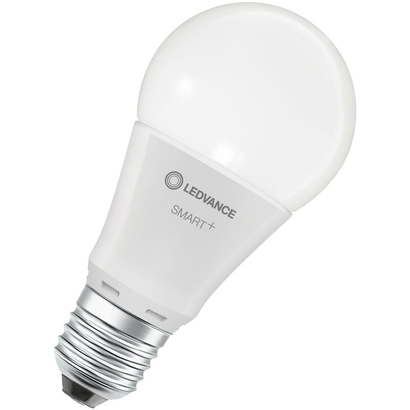 LEDVANCE SMART+ WiFi Classic Tunable White Ampoule LED intelligente WiFi, E27, dimmable, couleur variable 2700-6500K, remplacement 60W - Weiß