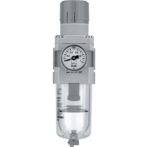 SMC AW20-F02CE-B FRL Auto Drain C/W Gauge G1/4