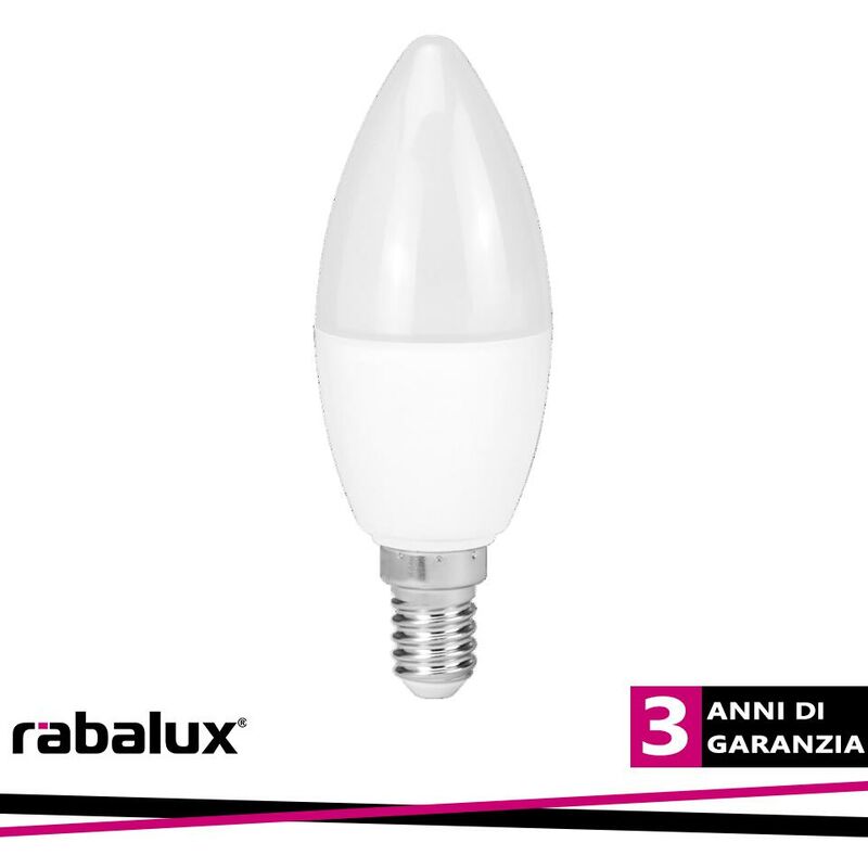 Image of Rabalux - smd led, E14 C37, 5W, 470LM, 3000K - Luce calda