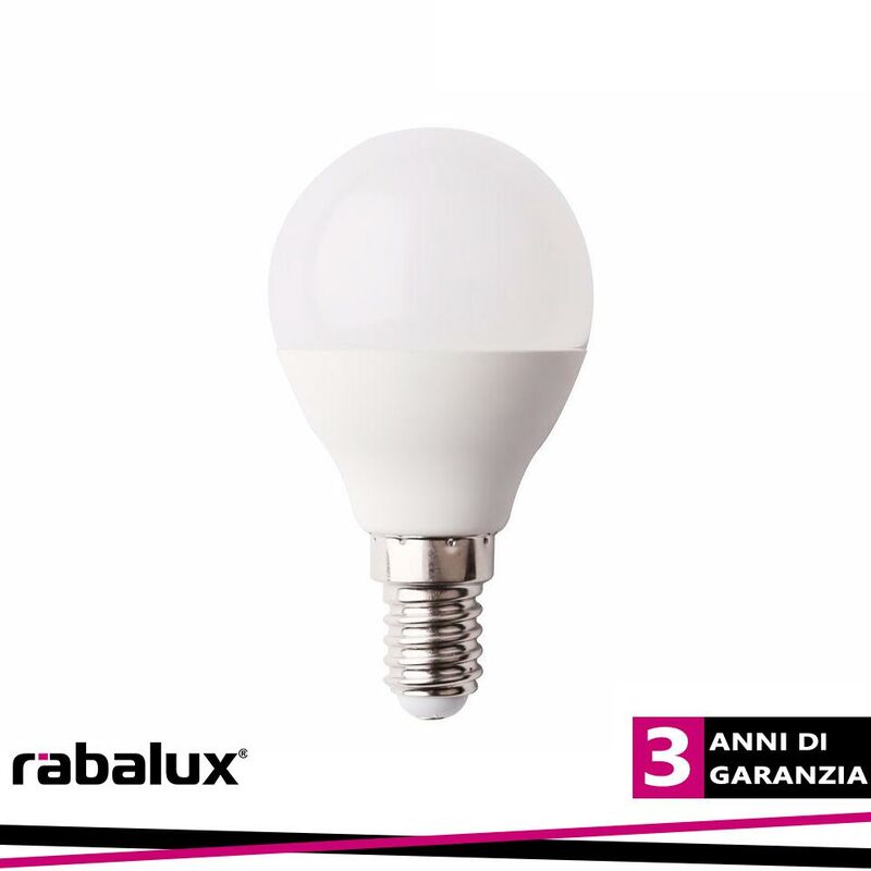Image of Rabalux - smd led, E14 G45, 5W, 470LM, 3000K - Luce calda