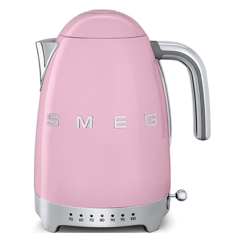 Smeg - Bouilloire sans fil 1.7l 2400w rose klf04pkeu