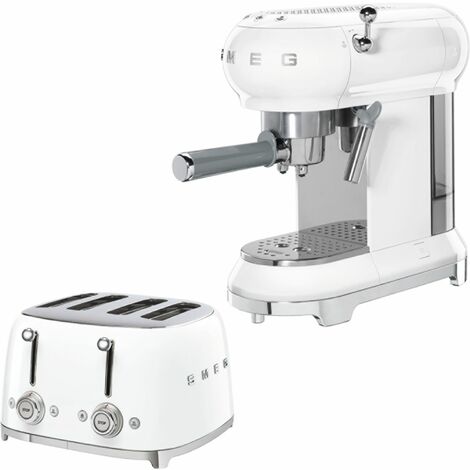 SMEG Breakfast SET 2tlg. Toaster, Espressomaschine