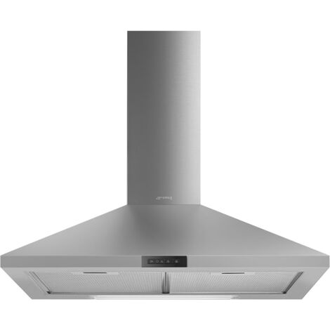 SMEG CAPPA ASPIRANTE A MURO 60CM 180W D INOX LUCE LED KDE600EX