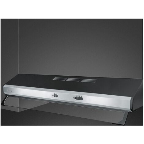 SMEG CAPPA ASPIRANTE INCASSO SEMI INTEGRATA 90CM C SILVER LED KSEC9...