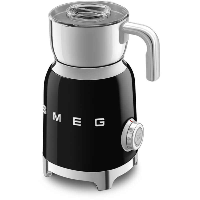 Smeg - Emulsionneur de lait 500w 0.6l noir MFF11BLEU