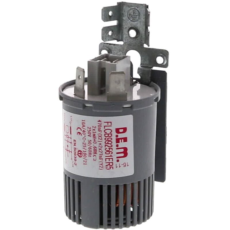 Smeg - condo Lave-Linge antiparasite Démarrage FLCB992561ER5 470nF(x2)+2x27nF(Y2)