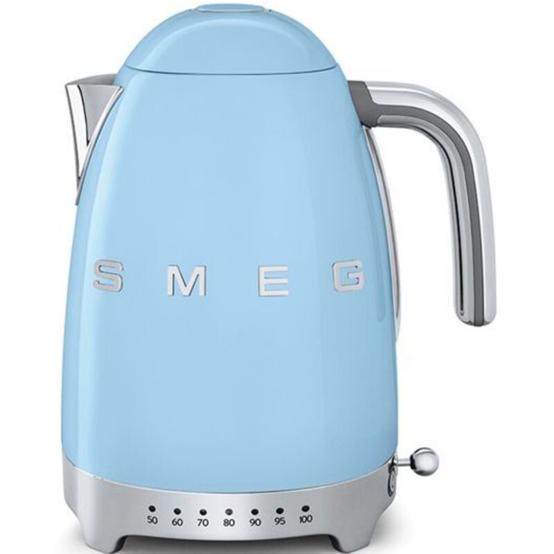 Smeg Cordless Kettle 1.7l 2400w pastel blue - klf04pbeu
