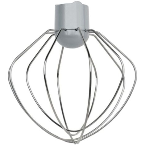 Smeg, frusta a filo smww02, accessorio per impastatrice, corpo in alluminio, fruste in acciaio inox, ottima per montare i composti, compatibile con impastatrice planetaria smeg