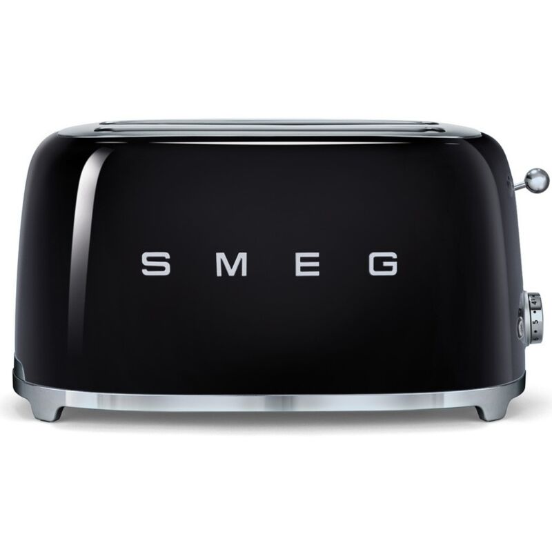 Smeg - Grille-pains 2 fentes 1500w noir tsf02bleu