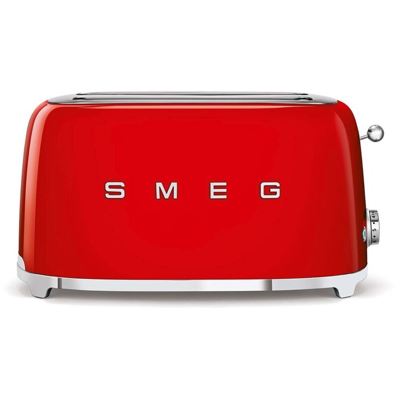 Smeg - Grille-pains 2 fentes 1500w rouge tsf02rdeu
