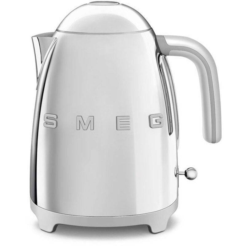 SMEG Kettle 1.7L 360° 1950s - 2400W Chrome KLF03SSEU Silver