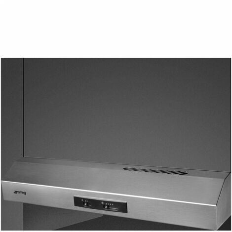 Smeg KTE60E2 cappa aspirante Incassato Acciaio inox 282 m³/h D