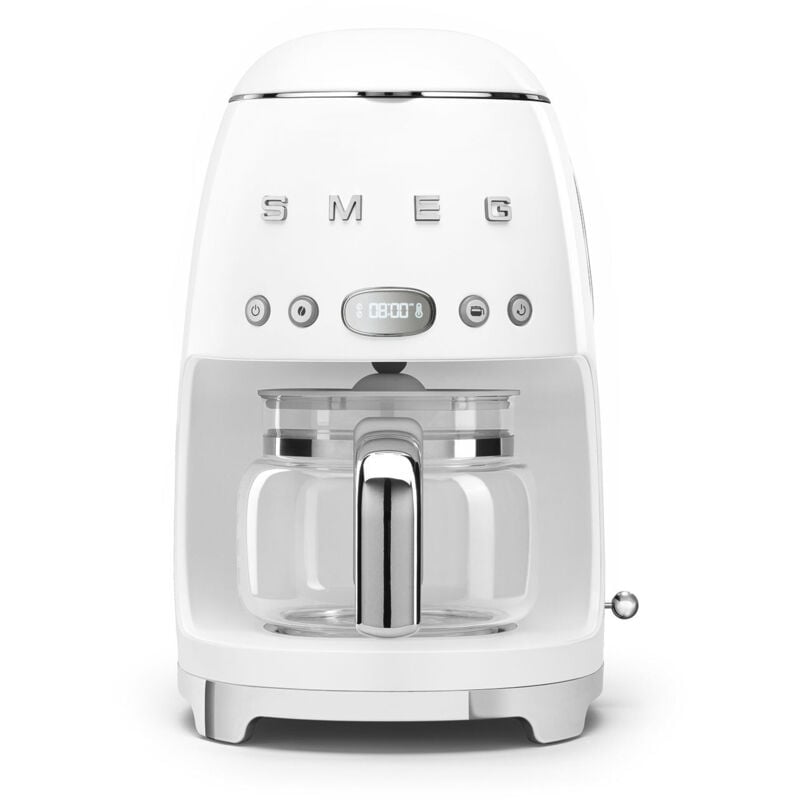 Smeg - Cafetière filtre programmable 10 tasses 1050w blanc dcf02wheu