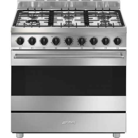 Smeg Master B91GMX2 Cucina Gas Classe A Acciaio Inossidabile