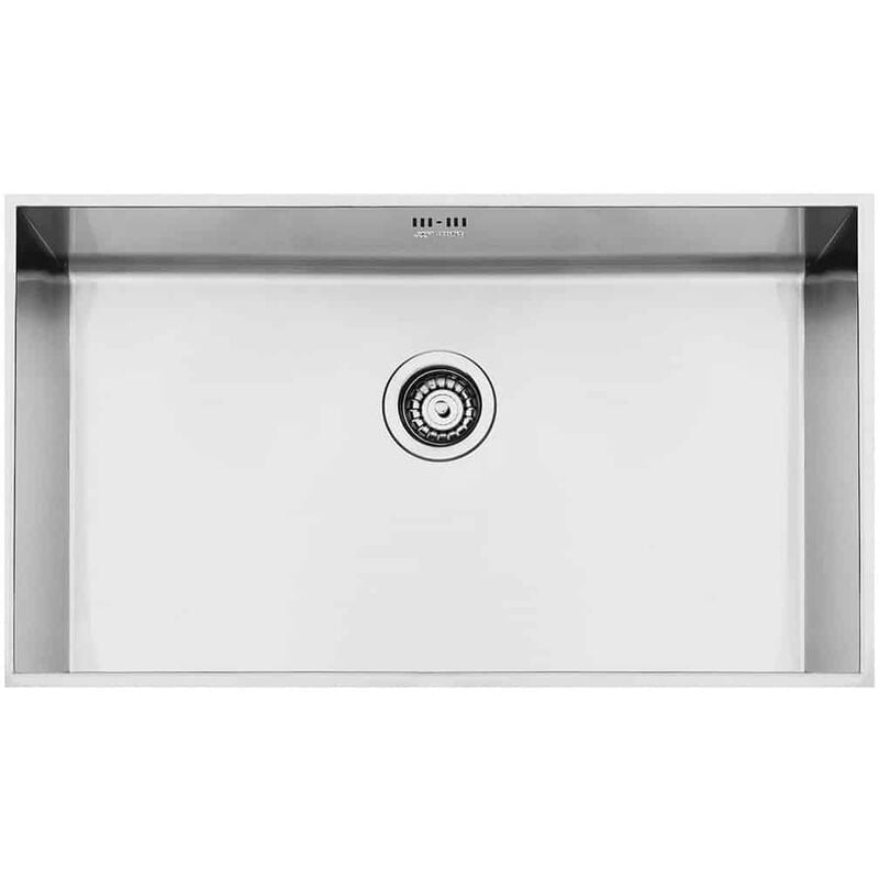 Evier Quadra VSTQ72-2 - Inox Lisse - Smeg