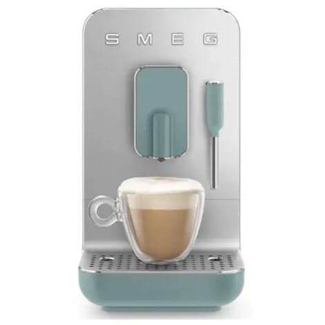 SMEG Robot Café Vert Emeraude Mat 19 Bars Intuitive + Buse vapeur - BCC12EGMEU