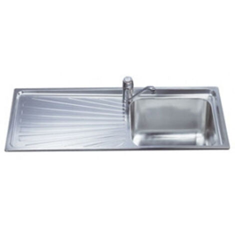 Smeg SGE116.1S Serie Alba Lavello da incasso in Acciaio Inox Satinato con 1 Vasca Dimensioni 116 x 50 cm