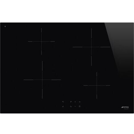 Smeg Si2741D Piano Cottura Nero Incasso Induzione 75Cm 4 Fornelli