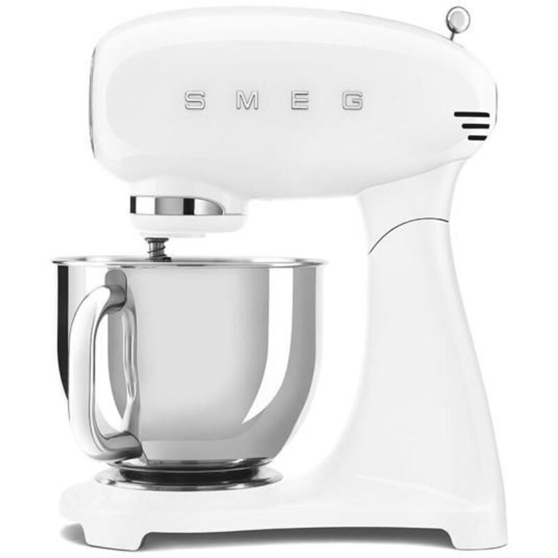 SMEG Stand Mixer - SMF03WHEU - 10 speeds - 800 Watts - 4.8L stainless steel bowl