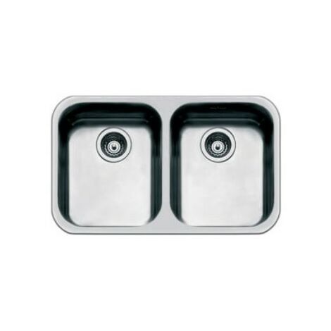 Smeg UM4040 Fregadero encastrado bajo encimera Rectangular Acero inoxidable