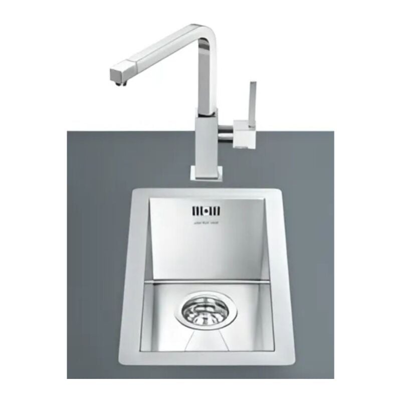 Smeg - Evier à encastrer monocuve 26.7x46.4 cm inox VQ20