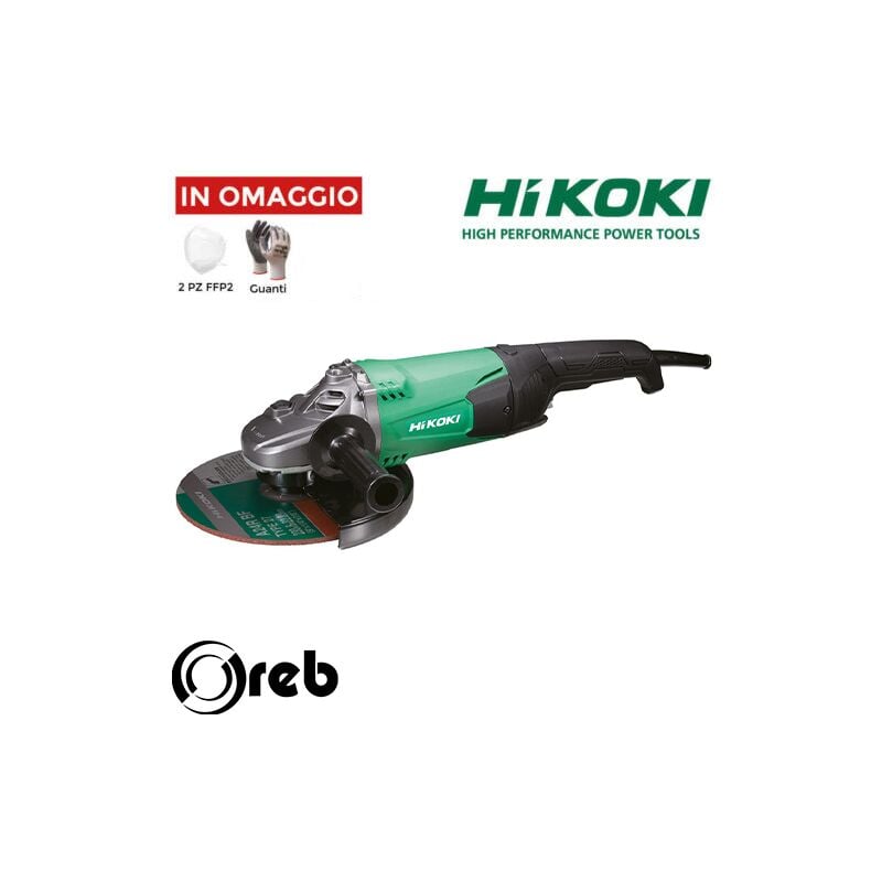 Image of Hikoki - Smerigliatrice 2000w disco 230mm 6600rpm hitachi g23st