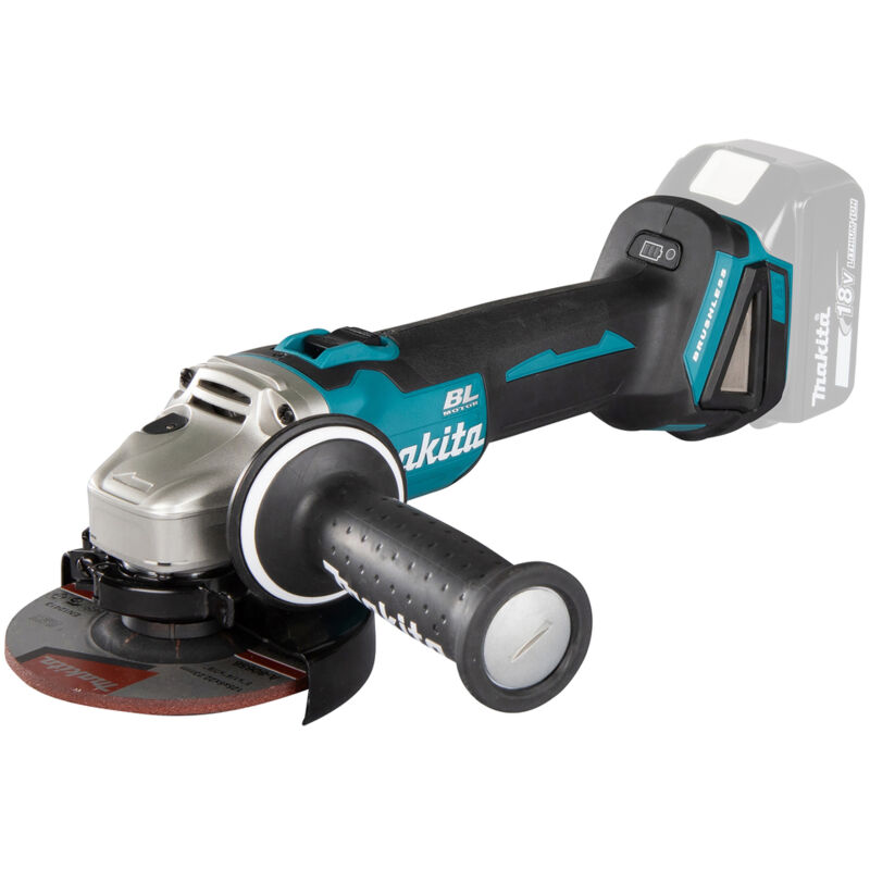 Smerigliatrice a batteria Makita disco 125mm brushless solo corpo DGA504Z