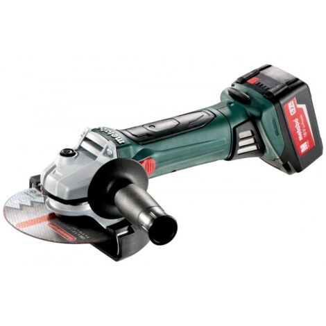 Smerigliatrice a batteria Metabo 18V 15cm + valigetta